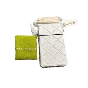Tory Burch FLEMING Flap PHONE CROSSBODY Blanc White New RET. $440